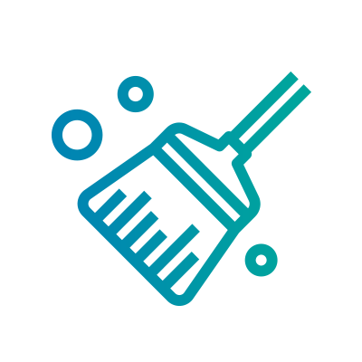 後工程の清掃メンテナンス負担軽減